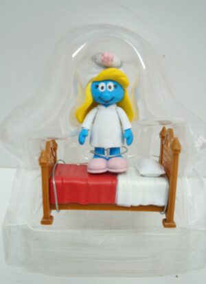 I Puffi – The Smurfs: Puffetta con letto 6 cm. Jakks - Giochi Preziosi