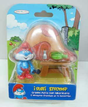 I Puffi – The Smurfs: Grande Puffo con Laboratorio 6 cm. Jakks - Giochi Preziosi