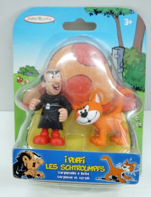 I Puffi – The Smurfs: Gargamella e Birba. Coppia Personaggi 6 cm. Jakks - Giochi Preziosi