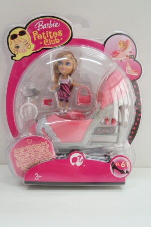 BARBIE PETITES CLUB - Custodia a forma di scarpa Modello n. 61  - Mattel 2008