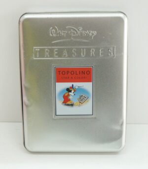 Walt Disney: Treasurea - Topolino Star A Colori. Cofanetto Tin Box con Cartolina e 2 DVD in Ita. Ologramma Rettangolare