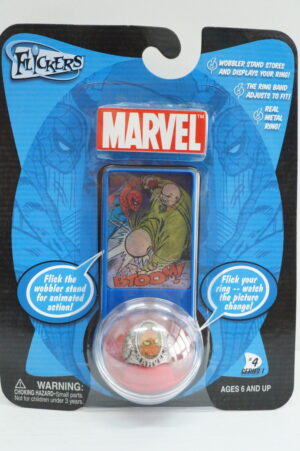 MARVEL FLICKERS #4 Series 1: RING SPIDERMAN Anello Uomo Ragno con immagine cangiante