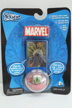 MARVEL FLICKERS #6 Series 1: RING SPIDERMAN Anello Uomo Ragno con immagine cangiante
