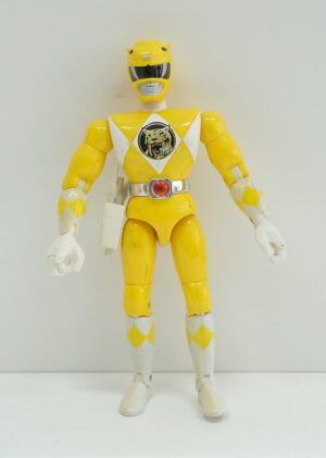 Power Ranger Yellow Giallo con Pistola. Vintage 1993. Bandai