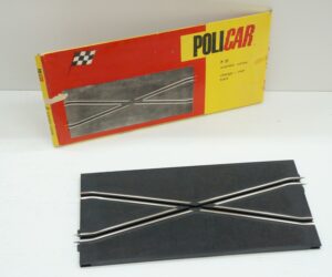 Policar P27 Scambio Corsia per pista elettrica in miniatura. Vintage. Polistil