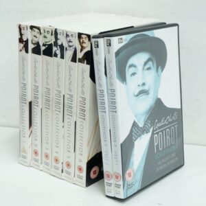 Agatha Christie's Poirot Collection 1-7. Box con n. 28  DVD in Inglese. Edizione Regno Unito