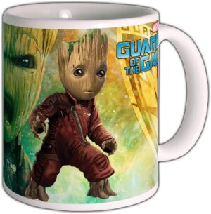 GUARDIANI DELLA GALASSIA GROOT - Gotg 2 MUG Tazza in Ceramica in Scatola di Presentazione Guardian of Galaxy MARVEL Semic Distrib