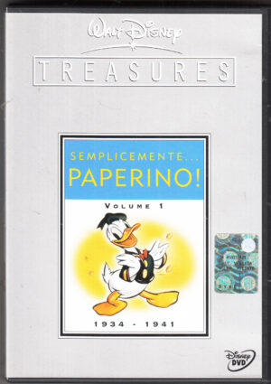 Walt Disney Treasures: Semplicemente Paperino! (1934-1941) volume 1 con n. 2 DVD in Italiano. Con Ologramma Rettangolare
