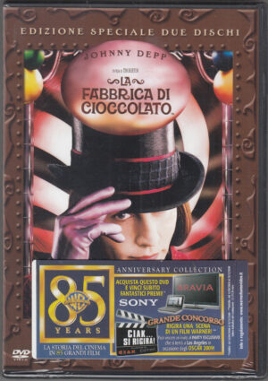 La fabbrica di cioccolato con Jonny Depp. Edizione Speciale con n. 2 DVD in Italiano
