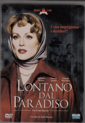 Lontano dal Paradiso un film di Todd Haynes. DVD in Italiiano. Custodia Steelbook in metallo