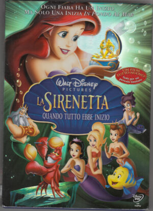 Walt Disney: La Sirenetta 3 Quando tutto ebbe inizio DVD in Italiano Ologramma rettangolare