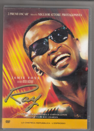 Ray un film su Ray Charles con Jamie  Foxx, Terrence Dashon. DVD in Italiano. Versione da edicola