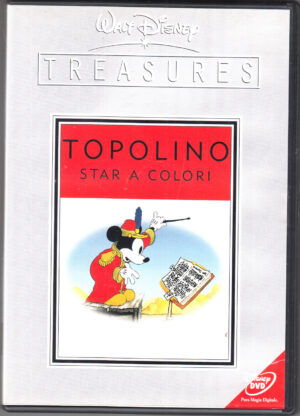 Walt Disney: Treasures - Topolino Star a Colori volume 1. DVD in Italiano Ologramma rettangolare