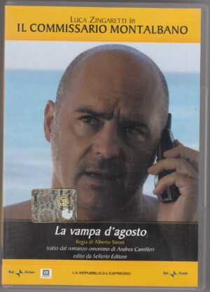 La Vampa D'agosto Il Commissario Montalbano Vol. 1 DVD in Italiano Versione da edicola