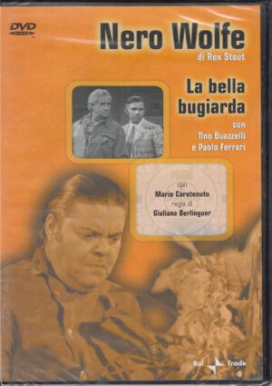 La bella Bugiarda. Nero Wolfe di Rex Stout con Tino Buazzelli. DVD in Italiano. Versione da edicola