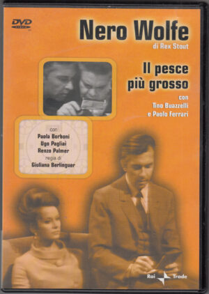 NERO WOLF di Rex Stout: Il pesce più grosso DVD in Italiano Versione da edicola