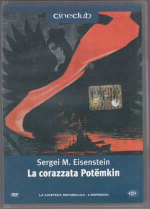 La Corazzata Potemkin Sergei M. Eisenstein DVD in Italiano Versione edicola