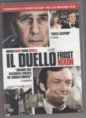 Il Duello Frost Nixon con Michael Sheen. DVD in Italiano. Versione Edicola