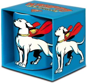 KRYPTO the SUPERDOG MUG Tazza di Porcellana DC Comics Superman - Design Originale su Licenza LOGOSHIRT