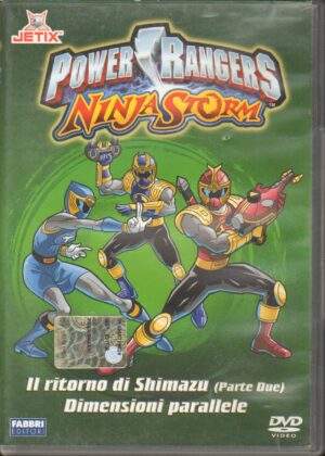 Power Rangers Ninja Storm: Il ritorno di Simazu (parte seconda), Dimensioni Parallele DVD in Italiano. Editoriale