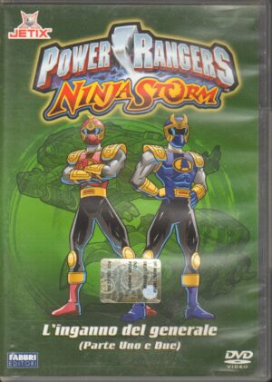 Power Rangers Ninja Storm: L'inganno del generale (parte uno e due) DVD in Italiano. Editoriale