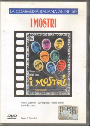 I Mostri un film di Dino Risi con Gassman, Tognazzi, Buzzanca DVD in Italiano. Editoriale