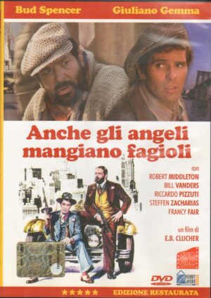 Anche Gli Angeli Mangiano fagioli con Bud Spencer e Giuliano Gemma DVD in Italiano. Versione da edicola.