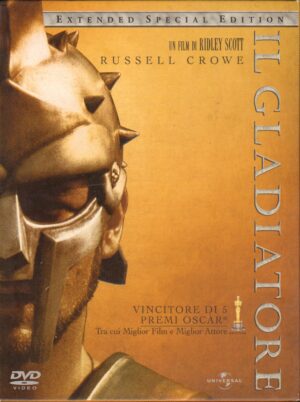 Il Gladiatore. Extended Special Edition con Russell Crow n. 3 DVD in Italiano. Con Cofanetto in Cartoncino