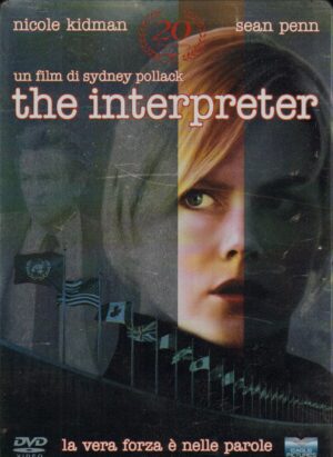 The Interpreter. con Nicole Kidman e Sean Pen DVD in Italiano + PC Version. Steelbook in metallo