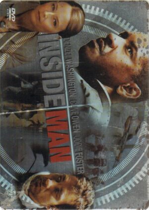 Inside Man con Denzel Washington e Jodie Foster DVD in Italiano. Steelbook in metallo