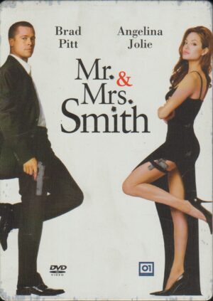 Mr. & Mrs. Smith con Brad Pitt e Angelina Jolie. Special Edition n. 2 DVD in Italiano. Steelbook in metallo