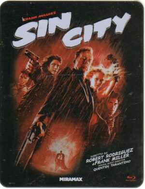 Sin City diretto da Frank Miller n. 3 dischi (2 Blu-Ray + 1 DVD) in Italiano. Steelbook in metallo