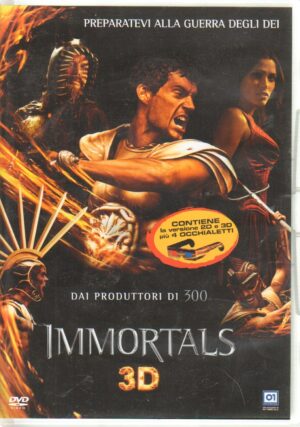 Immortals 3D n. 2 DVD in Italiano. SENZA OCCHIALINI