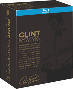 Clint Eastwood Collection. Cofanetto con n. 19 film (in Blu-Ray) + 2 Documentari (in DVD) in Italiano
