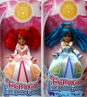 Twin Princess - Principesse Gemelle: Rein e Fine. 2 Bambole Doll cm 16. Giochi Preziosi 2005
