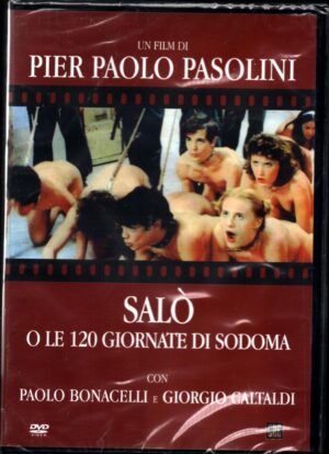 Salo' O Le 120 Giornate Di Sodoma. DVD in Italiano Pier Paolo Pasolini Versione da edicola