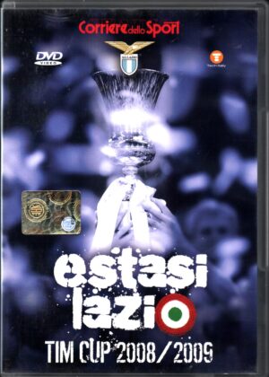 Estasi Lazio. TIM CUP 2008/2009 DVD in Italiano Versione da edicola