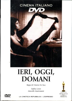 Ieri, Oggi, Domani. DVD in Italiano Sophia Loren Versione da edicola
