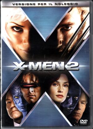 X-Men 2 con Hugh Jackman. DVD in Italiano. Versione Noleggio