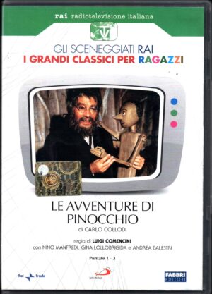 Le Avventure di Pinocchio- Episodi 1-3. DVD in Italiano Versione da edicola