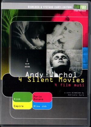 Andy Warhol. 4 silent movies +Libro 4 film muti DVD in Italiano