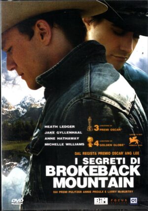 I segreti si Brokeback Mountain con Anne Hathaway. DVD in Italiano. Versione Noleggio