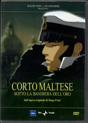 Corto Maltese (Hugo Pratt). Sotto la bandiera dell'oro. DVD in Italiano. Versione da edicola
