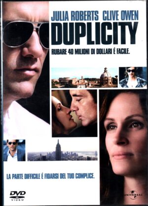 Duplicity un film con Julia Roberts e Clive Owen. DVD in Italiano