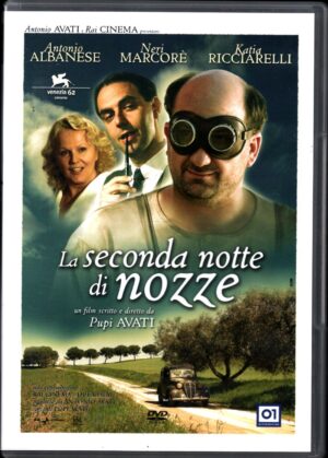 La seconda notte di nozze un film con Antonio Albanese. DVD in Italiano ed.