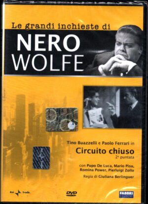 Nero Wolfe - Circuito chiuso. Seconda Puntata. DVD in Italiano Versione da edicola