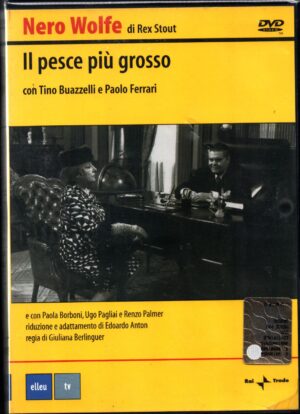 Il pesce più grosso - Nero Wolfe (Tino Buazzelli) DVD in Italiano