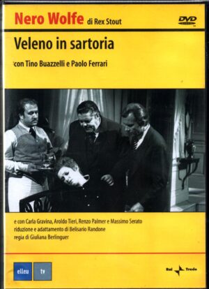 Veleno in sartoria. Nero Wolfe con Tino Buazzelli. DVD in Italiano