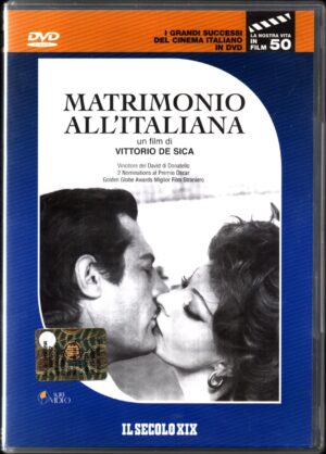 Matrimonio all'italiana con Sophia Loren. Grandi Successi del Cinema Italiano vol. 13. DVD in Italiano. Versione da edicola