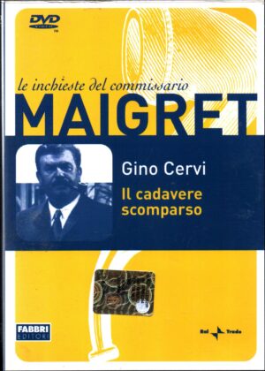 Il cadavere scomparso (Gino Cervi) - DVD Le Inchieste del Commissario Maigret - Versione da edicola - DVD in Italiano